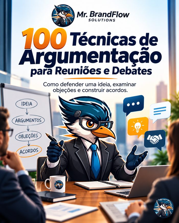 Capa: Técnicas de Argumentação para Reuniões e Debates