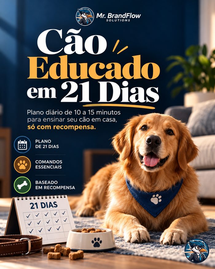 Capa: Cão Educado em 21 Dias