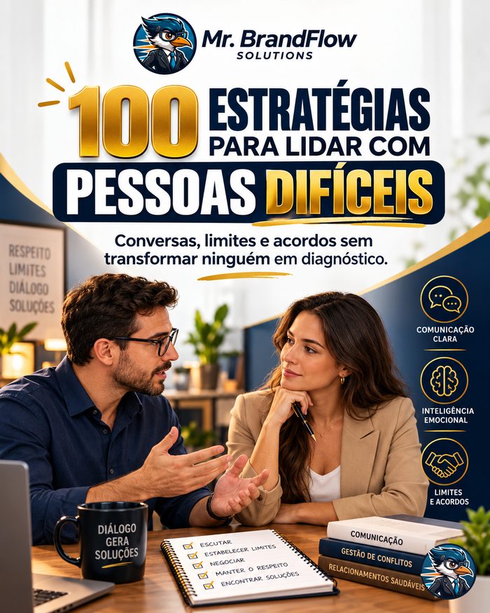 Capa: Estratégias para Lidar com Pessoas Difíceis